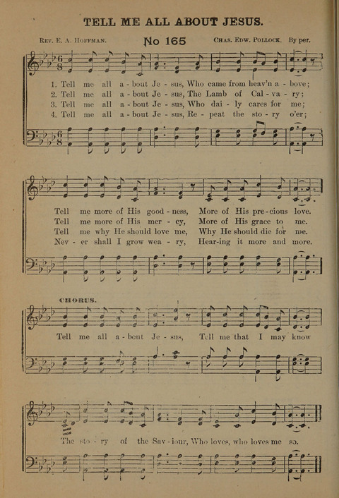 Harvest Bells Nos. 1, 2 and 3: Is filled with new and beautiful songs, suitable for churches, Sunday-schools, revivals and all religious meetings page 162