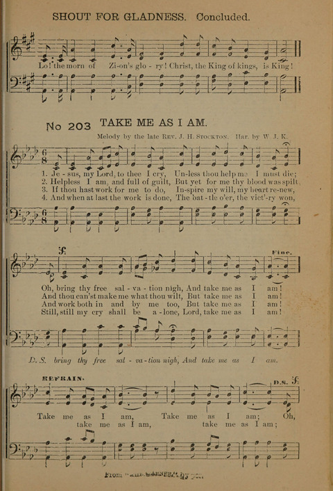 Harvest Bells Nos. 1, 2 and 3: Is filled with new and beautiful songs, suitable for churches, Sunday-schools, revivals and all religious meetings page 197