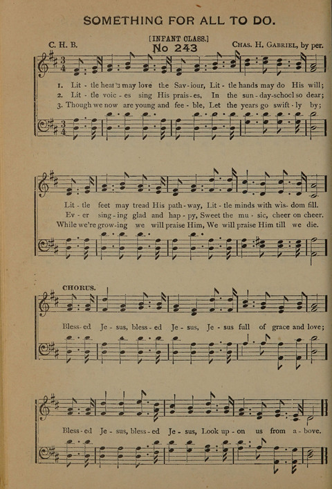 Harvest Bells Nos. 1, 2 and 3: Is filled with new and beautiful songs, suitable for churches, Sunday-schools, revivals and all religious meetings page 238