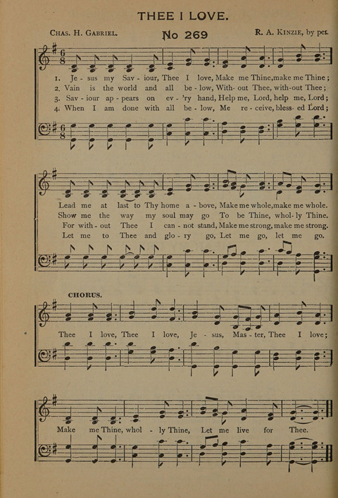 Harvest Bells Nos. 1, 2 and 3: Is filled with new and beautiful songs, suitable for churches, Sunday-schools, revivals and all religious meetings page 264