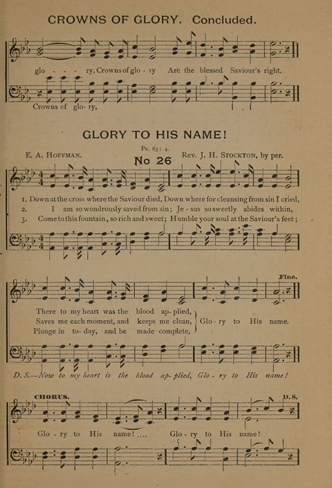 Harvest Bells Nos. 1, 2 and 3: Is filled with new and beautiful songs, suitable for churches, Sunday-schools, revivals and all religious meetings page 27