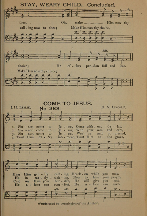 Harvest Bells Nos. 1, 2 and 3: Is filled with new and beautiful songs, suitable for churches, Sunday-schools, revivals and all religious meetings page 277