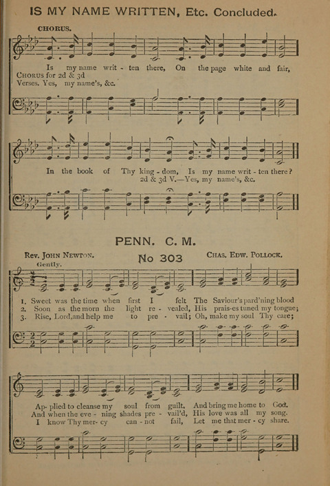 Harvest Bells Nos. 1, 2 and 3: Is filled with new and beautiful songs, suitable for churches, Sunday-schools, revivals and all religious meetings page 297