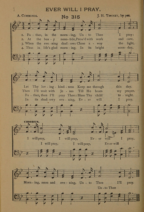 Harvest Bells Nos. 1, 2 and 3: Is filled with new and beautiful songs, suitable for churches, Sunday-schools, revivals and all religious meetings page 310