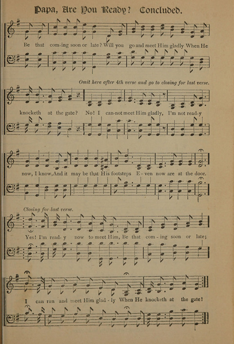 Harvest Bells Nos. 1, 2 and 3: Is filled with new and beautiful songs, suitable for churches, Sunday-schools, revivals and all religious meetings page 317