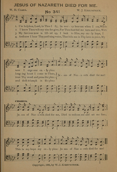 Harvest Bells Nos. 1, 2 and 3: Is filled with new and beautiful songs, suitable for churches, Sunday-schools, revivals and all religious meetings page 339