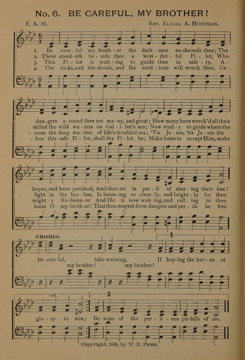 Harvest Bells Nos. 1, 2 and 3: Is filled with new and beautiful songs, suitable for churches, Sunday-schools, revivals and all religious meetings page 350