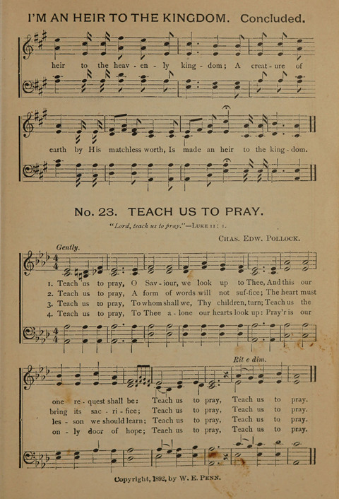 Harvest Bells Nos. 1, 2 and 3: Is filled with new and beautiful songs, suitable for churches, Sunday-schools, revivals and all religious meetings page 369