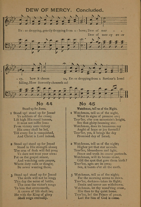 Harvest Bells Nos. 1, 2 and 3: Is filled with new and beautiful songs, suitable for churches, Sunday-schools, revivals and all religious meetings page 45