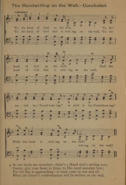 Harvest Bells Nos. 1, 2 and 3: Is filled with new and beautiful songs, suitable for churches, Sunday-schools, revivals and all religious meetings page 61