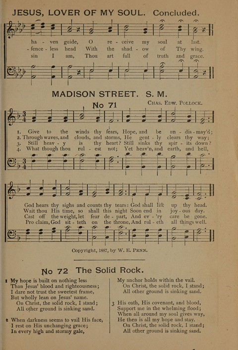 Harvest Bells Nos. 1, 2 and 3: Is filled with new and beautiful songs, suitable for churches, Sunday-schools, revivals and all religious meetings page 71