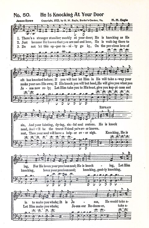 Harbor Bells [no. 1]: our 1925 book for Sunday schools, singing schools, revivals, conventions, and general use in all religious gatherings page 51