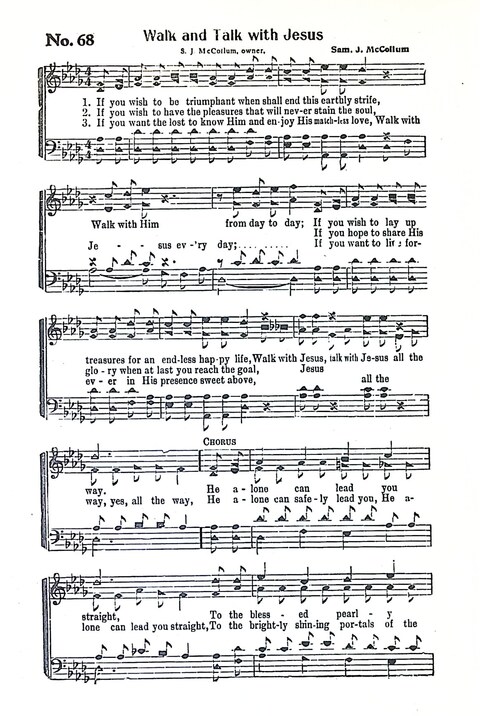 Harbor Bells [no. 1]: our 1925 book for Sunday schools, singing schools, revivals, conventions, and general use in all religious gatherings page 69