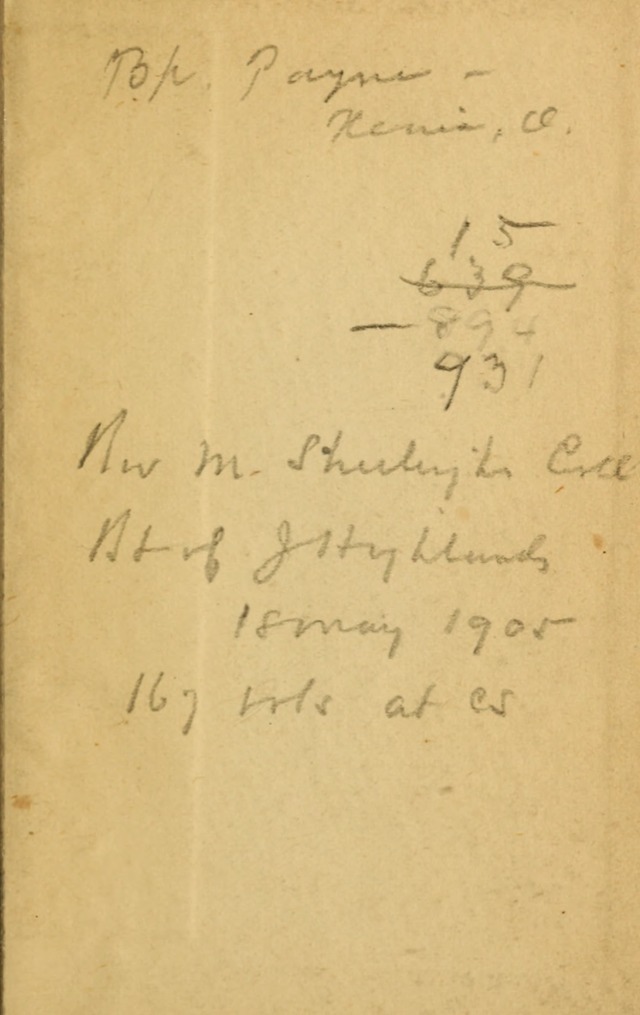 The Hymn Book of the African Methodist Episcopal Church: being a collection of hymns, sacred songs and chants (5th ed.) page 1006