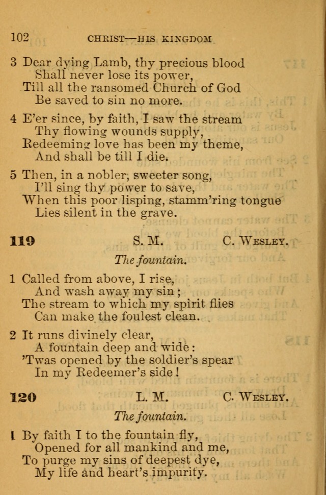 The Hymn Book of the African Methodist Episcopal Church: being a collection of hymns, sacred songs and chants (5th ed.) page 111