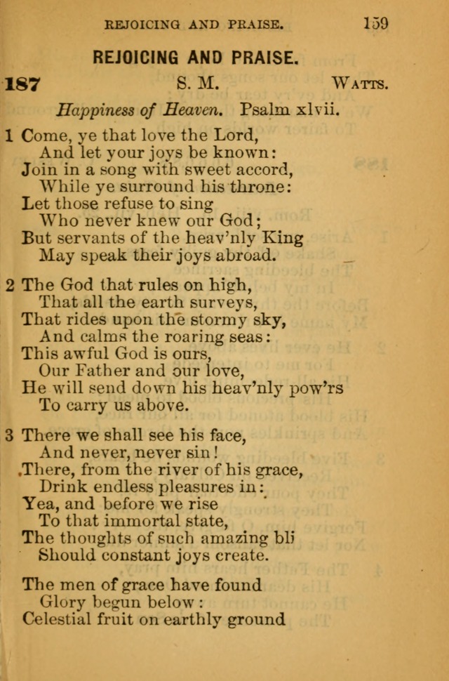 The Hymn Book of the African Methodist Episcopal Church: being a collection of hymns, sacred songs and chants (5th ed.) page 168