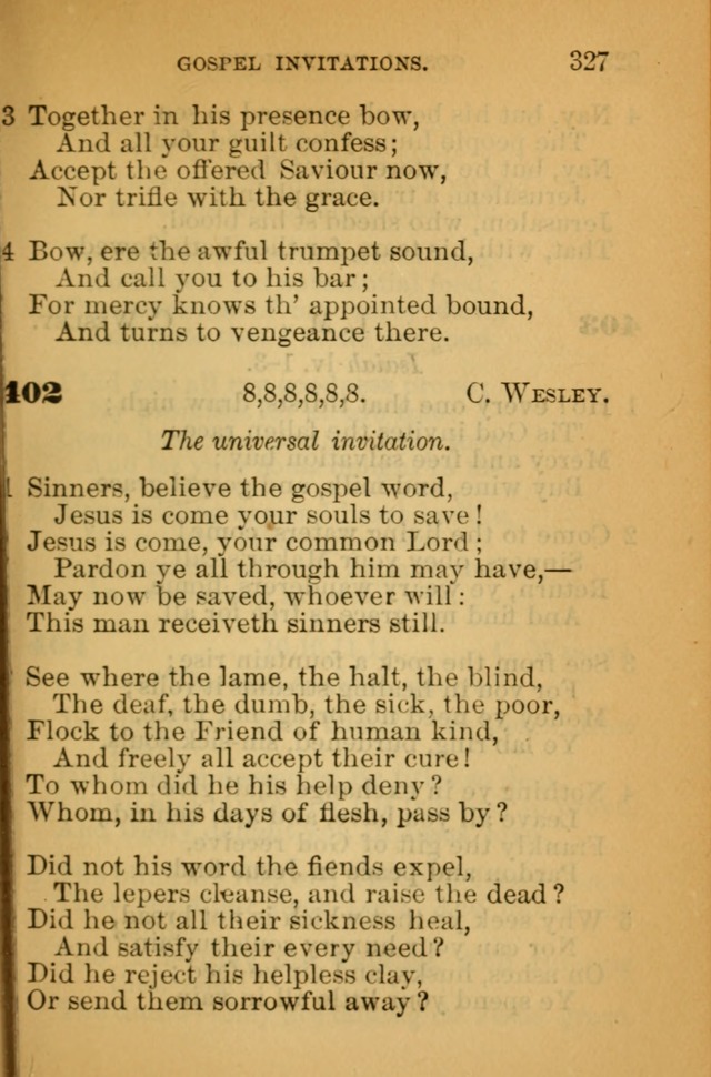 The Hymn Book of the African Methodist Episcopal Church: being a collection of hymns, sacred songs and chants (5th ed.) page 336