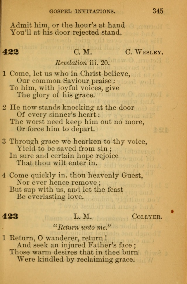 The Hymn Book of the African Methodist Episcopal Church: being a collection of hymns, sacred songs and chants (5th ed.) page 354