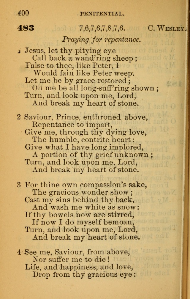 The Hymn Book of the African Methodist Episcopal Church: being a collection of hymns, sacred songs and chants (5th ed.) page 409