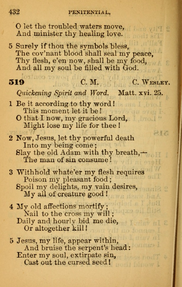 The Hymn Book of the African Methodist Episcopal Church: being a collection of hymns, sacred songs and chants (5th ed.) page 441