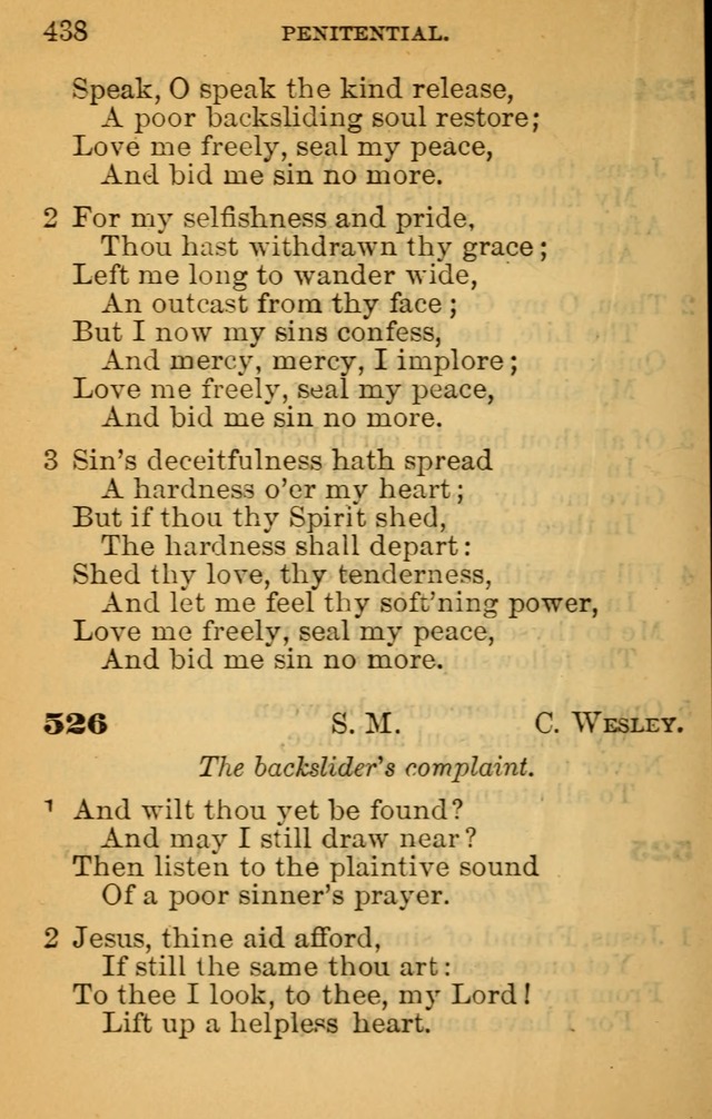 The Hymn Book of the African Methodist Episcopal Church: being a collection of hymns, sacred songs and chants (5th ed.) page 447