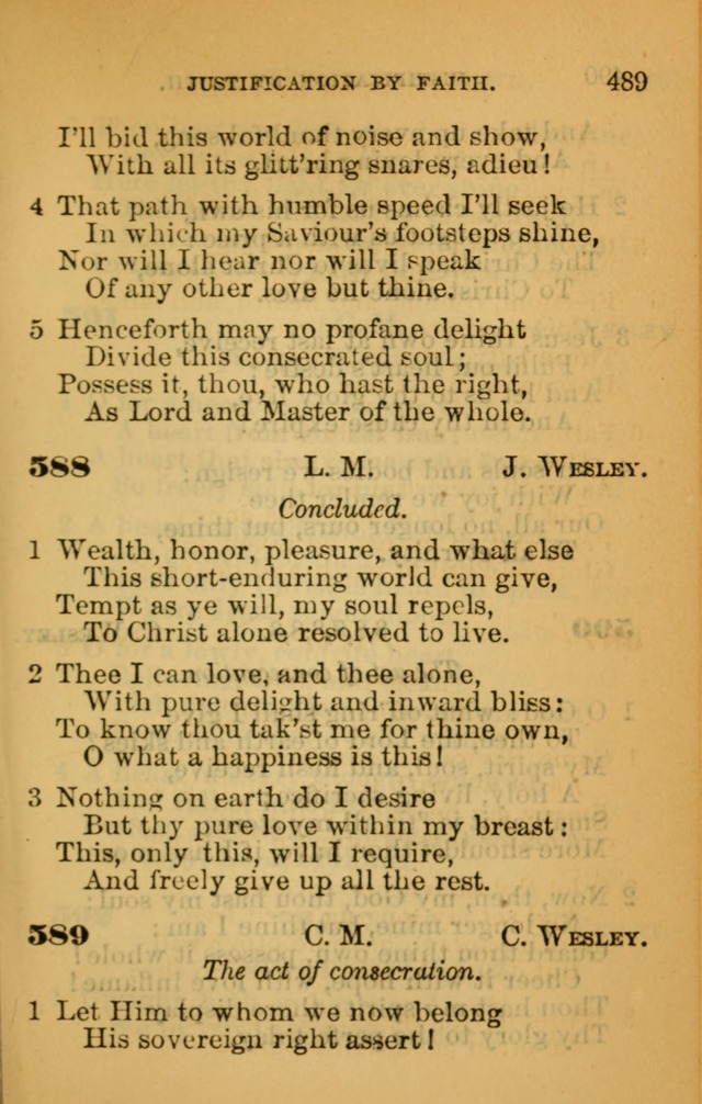 The Hymn Book of the African Methodist Episcopal Church: being a collection of hymns, sacred songs and chants (5th ed.) page 498