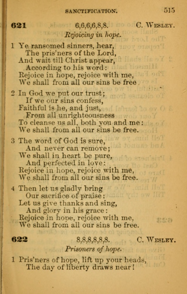 The Hymn Book of the African Methodist Episcopal Church: being a collection of hymns, sacred songs and chants (5th ed.) page 524