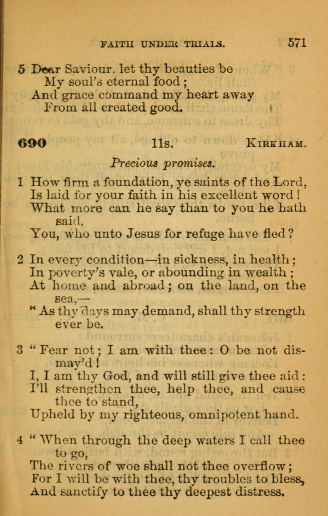 The Hymn Book of the African Methodist Episcopal Church: being a collection of hymns, sacred songs and chants (5th ed.) page 580