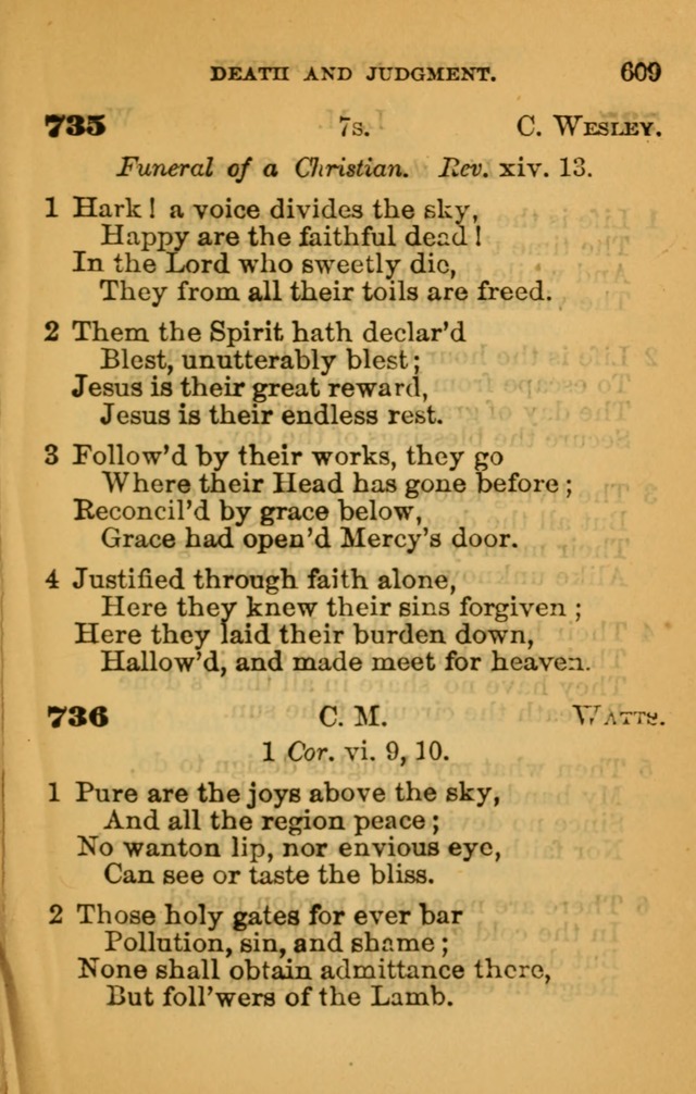 The Hymn Book of the African Methodist Episcopal Church: being a collection of hymns, sacred songs and chants (5th ed.) page 618