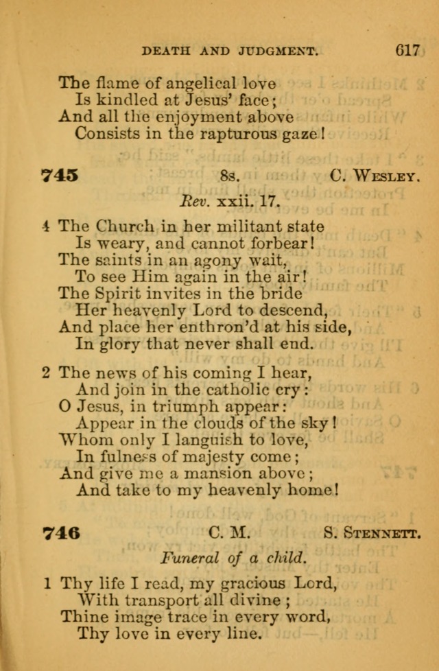 The Hymn Book of the African Methodist Episcopal Church: being a collection of hymns, sacred songs and chants (5th ed.) page 626