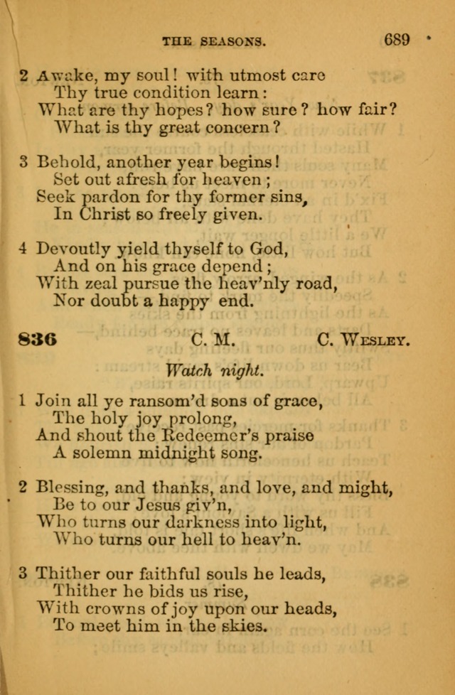 The Hymn Book of the African Methodist Episcopal Church: being a collection of hymns, sacred songs and chants (5th ed.) page 698