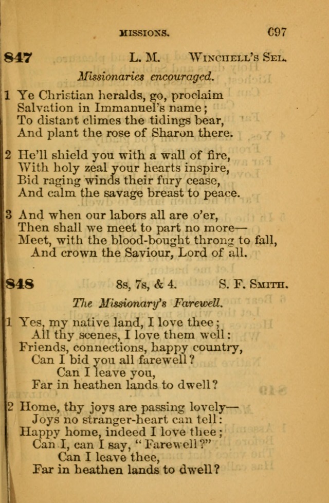 The Hymn Book of the African Methodist Episcopal Church: being a collection of hymns, sacred songs and chants (5th ed.) page 706