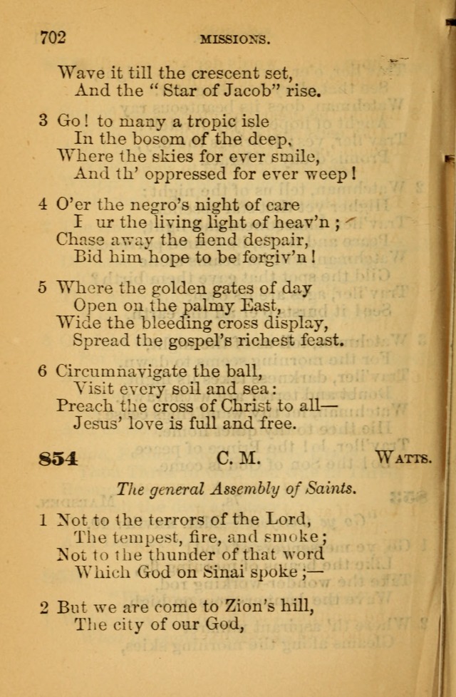 The Hymn Book of the African Methodist Episcopal Church: being a collection of hymns, sacred songs and chants (5th ed.) page 711