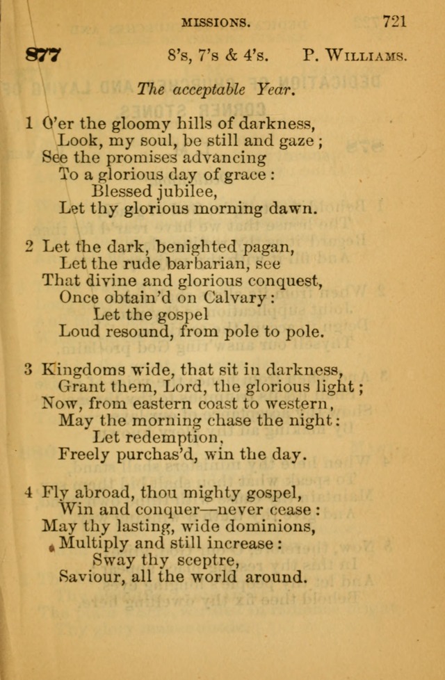 The Hymn Book of the African Methodist Episcopal Church: being a collection of hymns, sacred songs and chants (5th ed.) page 730