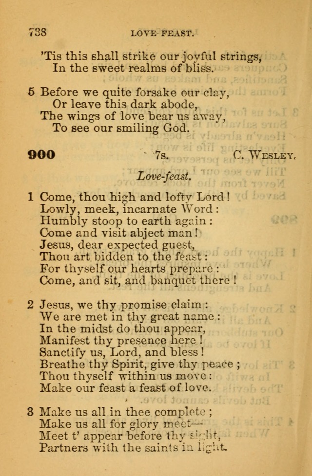 The Hymn Book of the African Methodist Episcopal Church: being a collection of hymns, sacred songs and chants (5th ed.) page 747