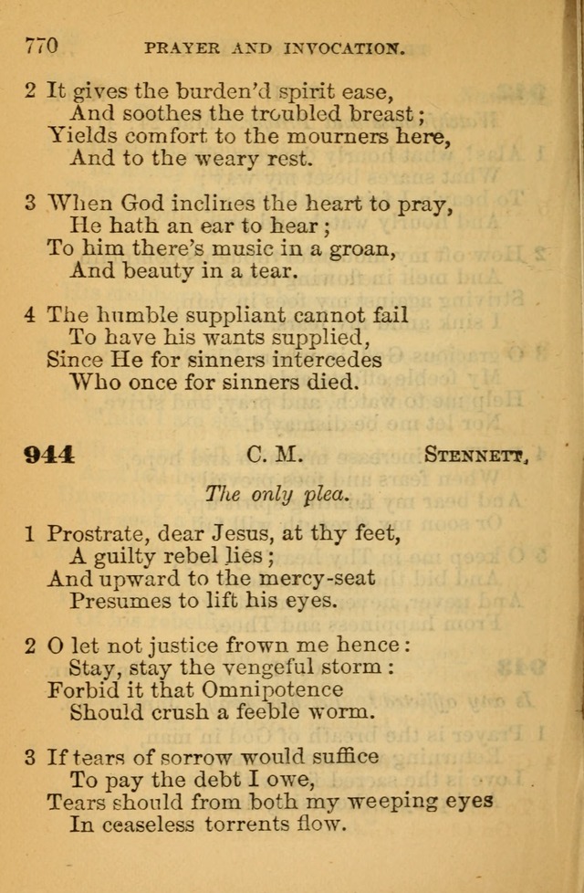 The Hymn Book of the African Methodist Episcopal Church: being a collection of hymns, sacred songs and chants (5th ed.) page 779