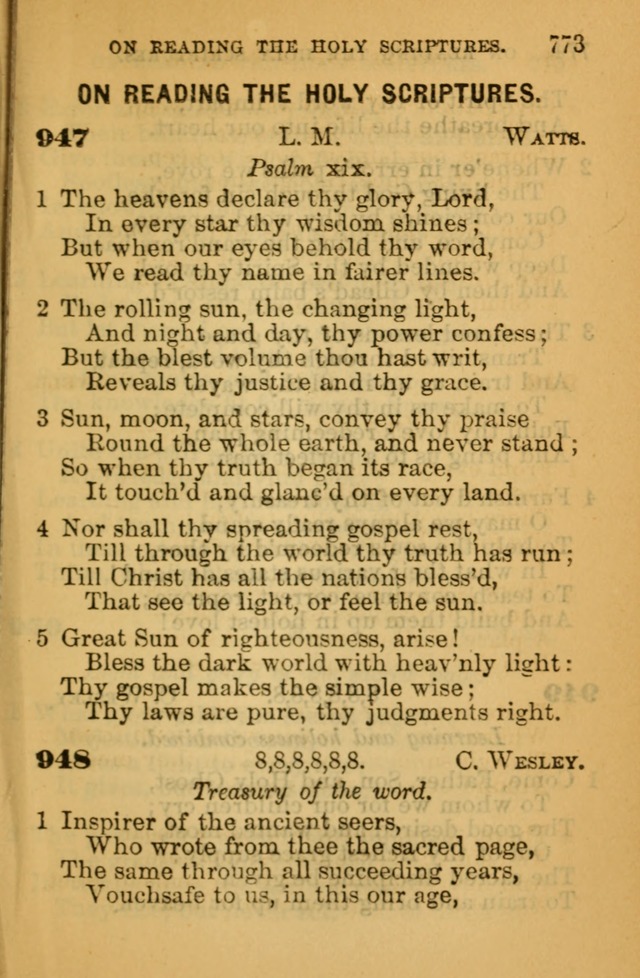 The Hymn Book of the African Methodist Episcopal Church: being a collection of hymns, sacred songs and chants (5th ed.) page 782