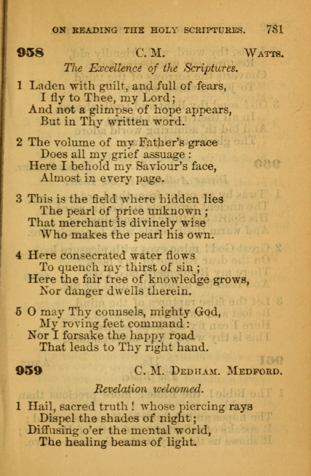 The Hymn Book of the African Methodist Episcopal Church: being a collection of hymns, sacred songs and chants (5th ed.) page 790