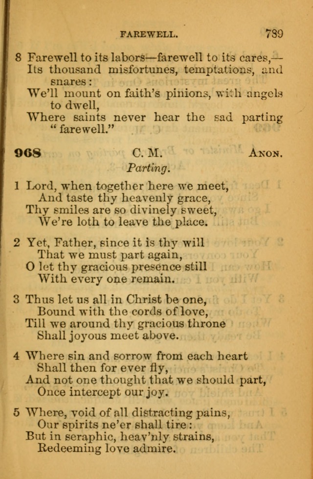 The Hymn Book of the African Methodist Episcopal Church: being a collection of hymns, sacred songs and chants (5th ed.) page 798