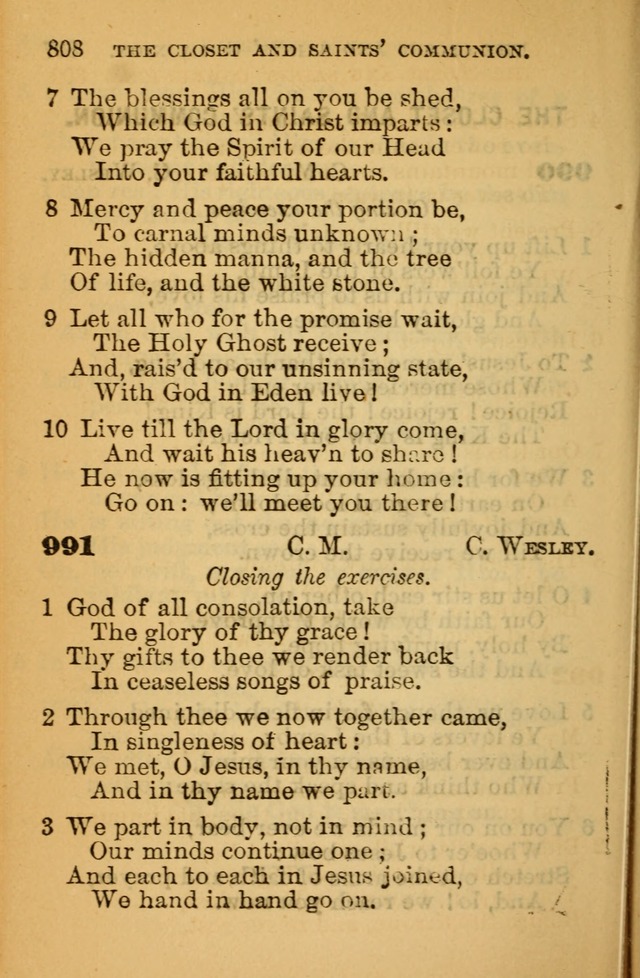 The Hymn Book of the African Methodist Episcopal Church: being a collection of hymns, sacred songs and chants (5th ed.) page 817