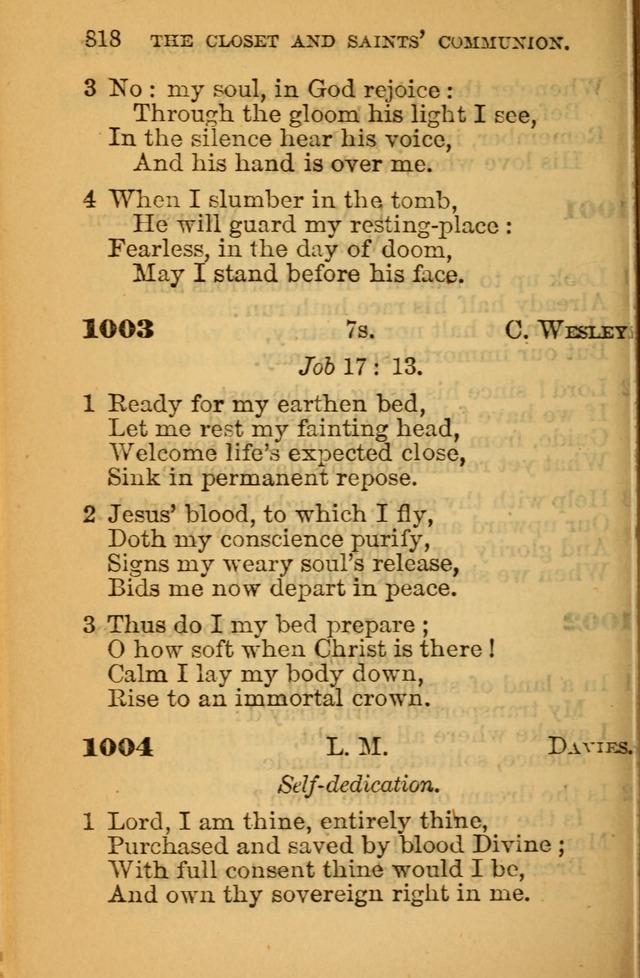 The Hymn Book of the African Methodist Episcopal Church: being a collection of hymns, sacred songs and chants (5th ed.) page 827