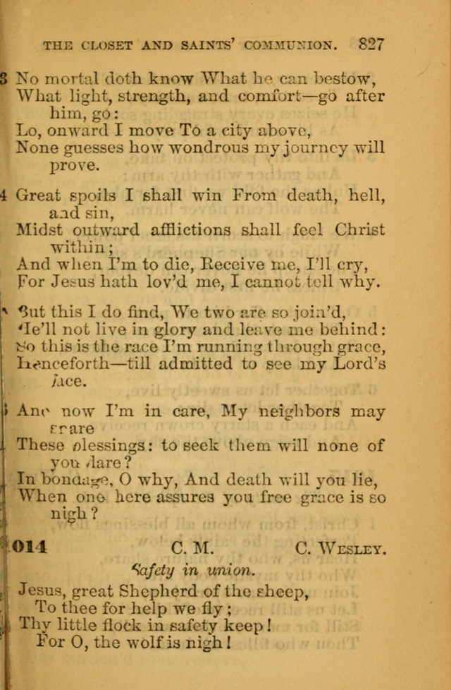 The Hymn Book of the African Methodist Episcopal Church: being a collection of hymns, sacred songs and chants (5th ed.) page 836