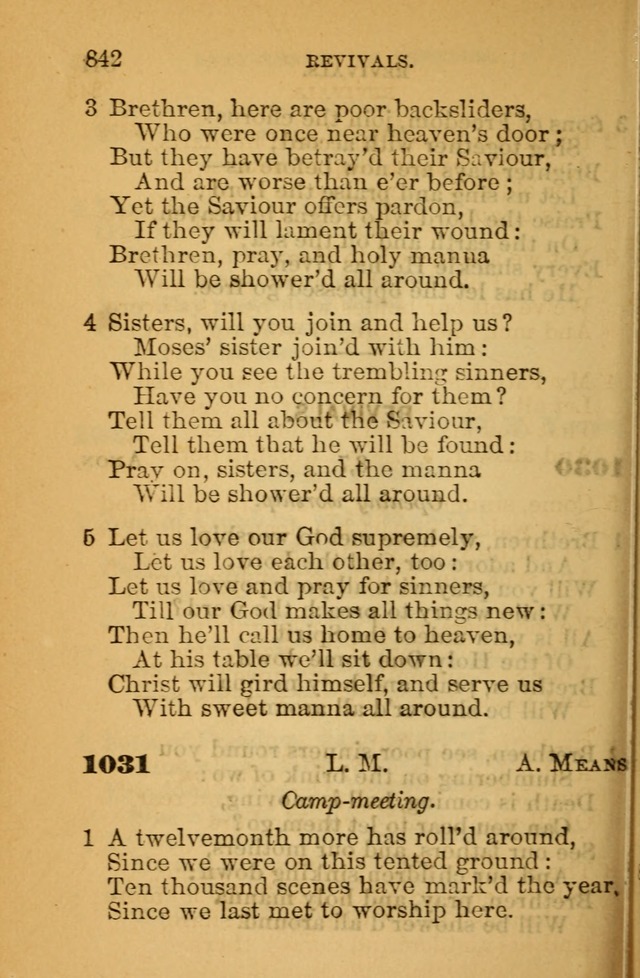 The Hymn Book of the African Methodist Episcopal Church: being a collection of hymns, sacred songs and chants (5th ed.) page 851