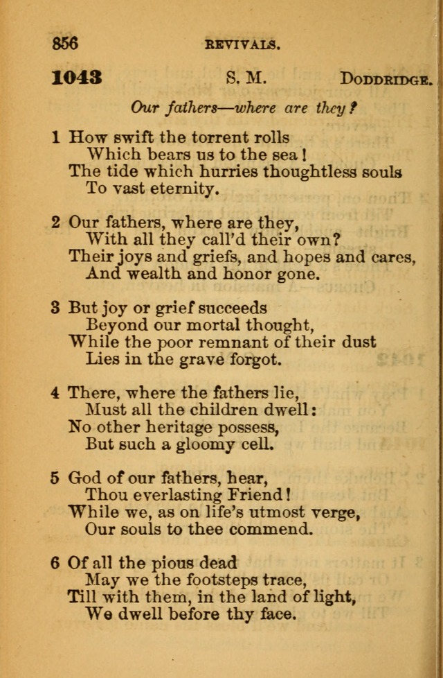 The Hymn Book of the African Methodist Episcopal Church: being a collection of hymns, sacred songs and chants (5th ed.) page 865