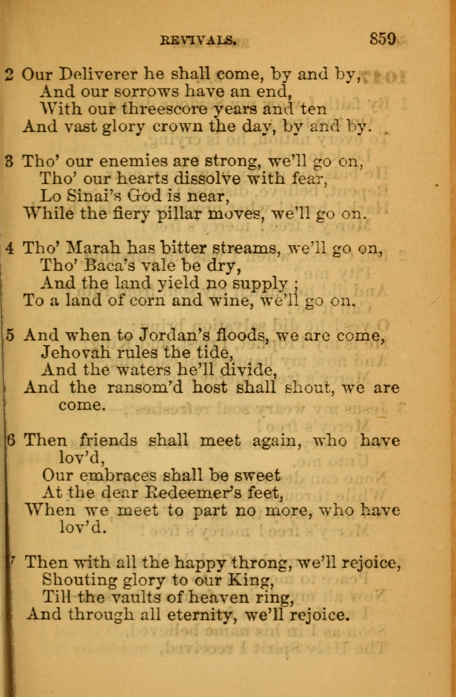 The Hymn Book of the African Methodist Episcopal Church: being a collection of hymns, sacred songs and chants (5th ed.) page 868