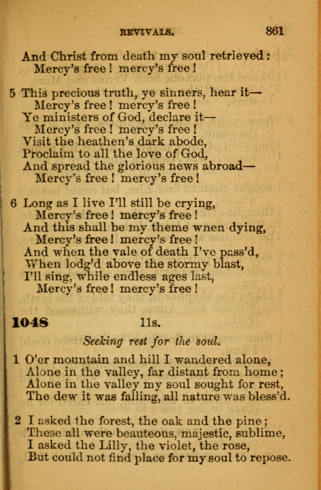 The Hymn Book of the African Methodist Episcopal Church: being a collection of hymns, sacred songs and chants (5th ed.) page 870