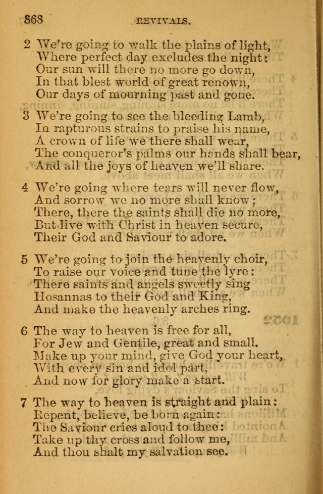 The Hymn Book of the African Methodist Episcopal Church: being a collection of hymns, sacred songs and chants (5th ed.) page 877