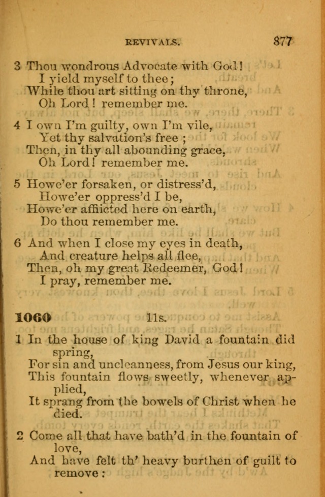 The Hymn Book of the African Methodist Episcopal Church: being a collection of hymns, sacred songs and chants (5th ed.) page 886