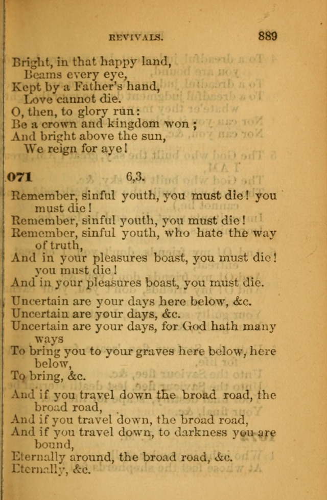 The Hymn Book of the African Methodist Episcopal Church: being a collection of hymns, sacred songs and chants (5th ed.) page 898