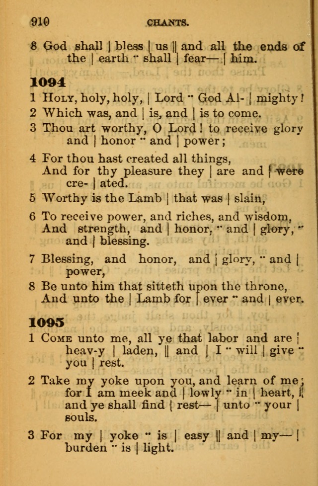 The Hymn Book of the African Methodist Episcopal Church: being a collection of hymns, sacred songs and chants (5th ed.) page 919